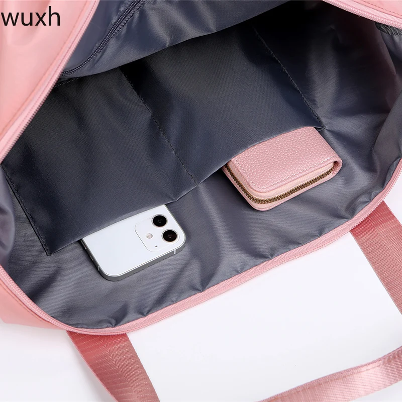 2022 Foldable Large Capacity Storage Folding Bag Travel Bags Tote Carry on Luggage Handbag Waterproof Duffel Women Shoulder Bags