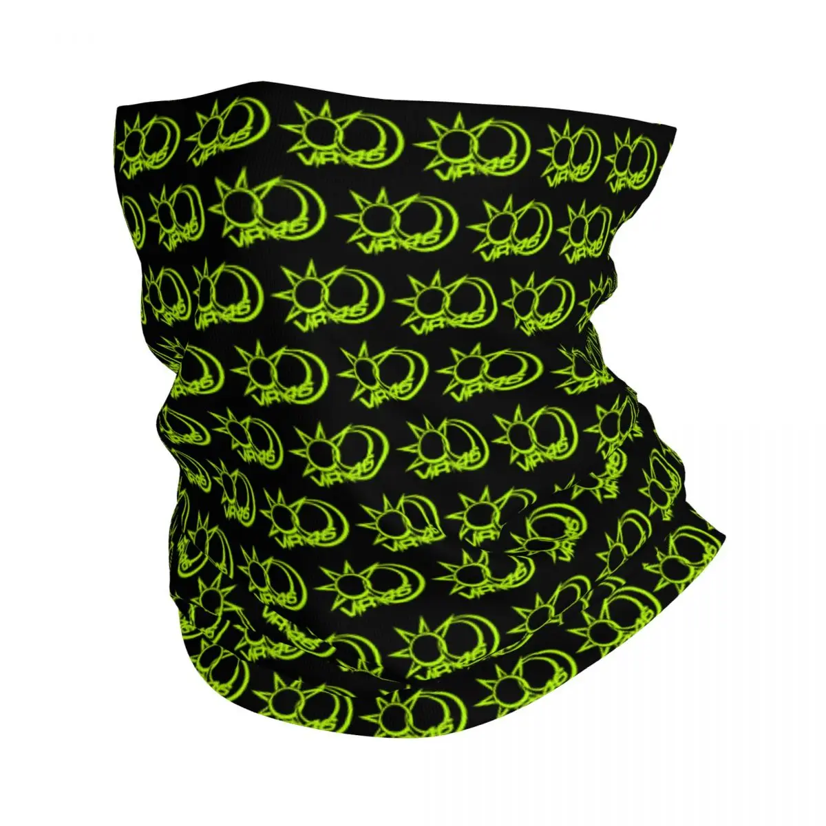 

Italian Motorcycle Racer Rossi Bandana Winter Neck Warmer Women Windproof Wrap Face Scarf for Hiking Gaiter Headband
