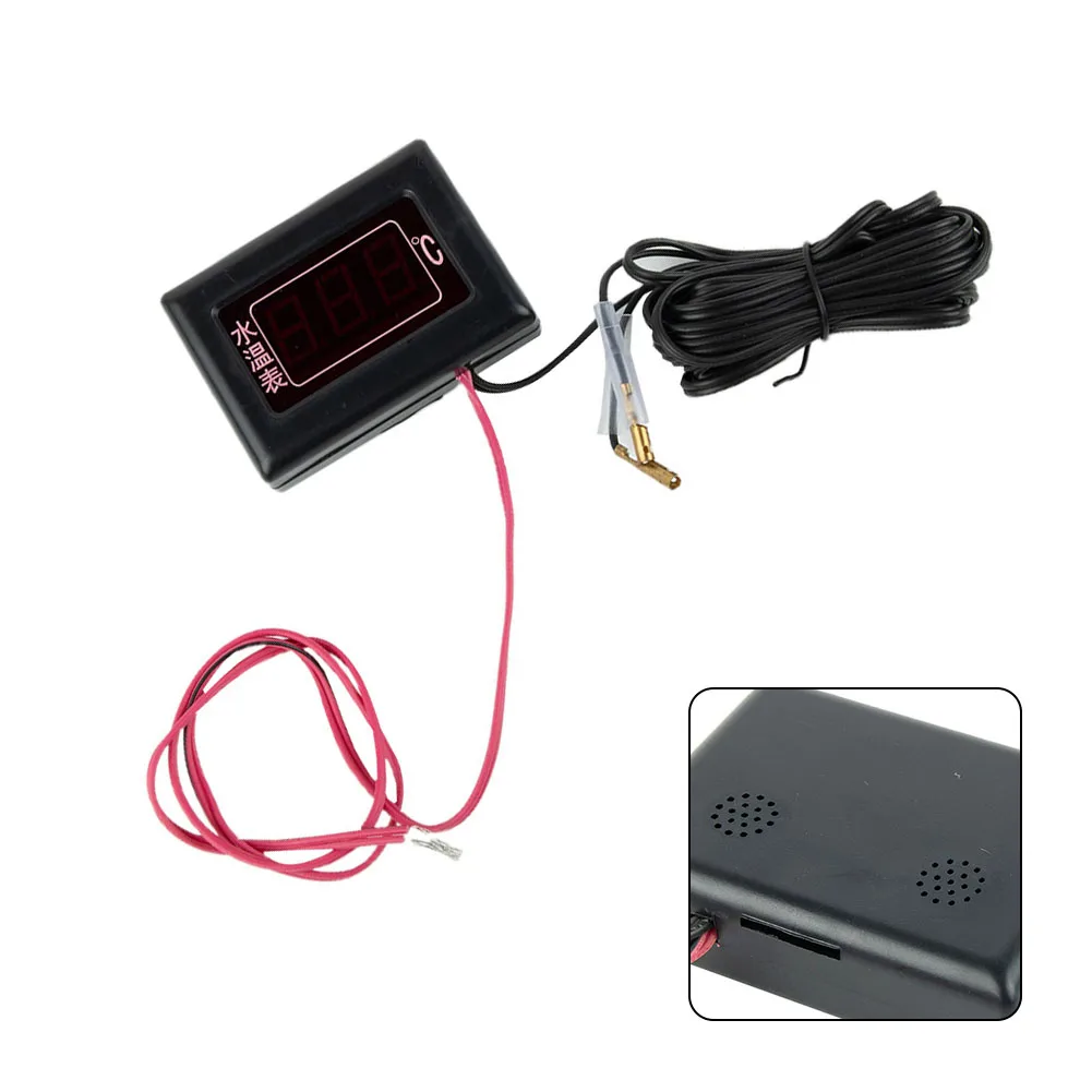 

Plastic Case Water Temperature Gauge 10MM Sensor Head Car Sedan Digital Display Digital Water Intuitive Observation
