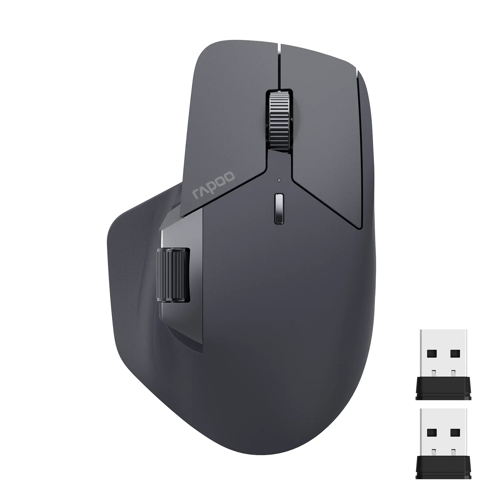 Мышь аккумуляторная Rapoo MT760 беспроводная эргономичная 3200 DPI до 4 устройств