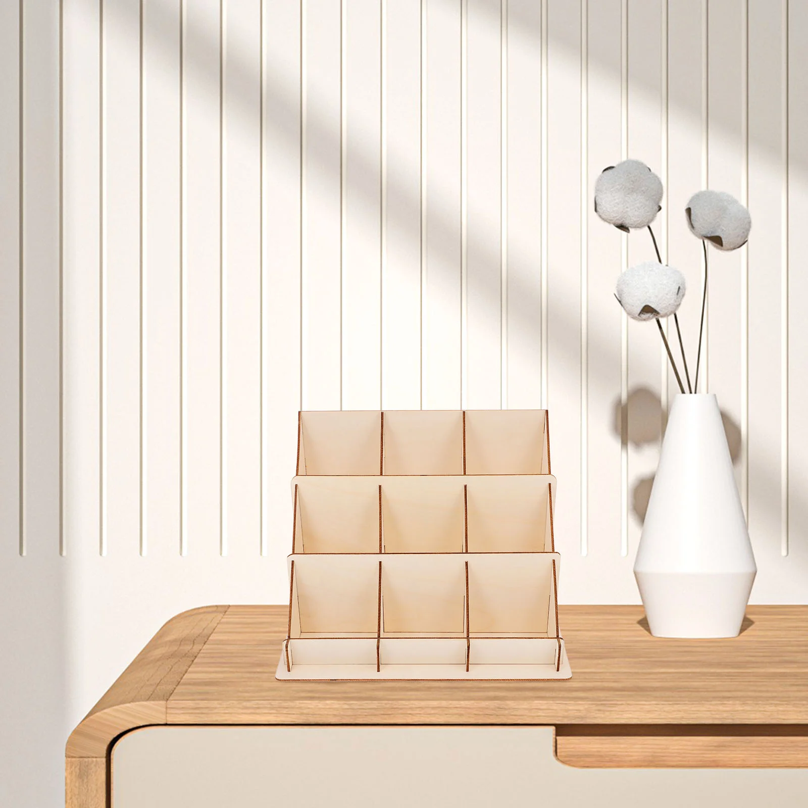 Деревянная подставка для карточек держатель продавцов магазин наклейка