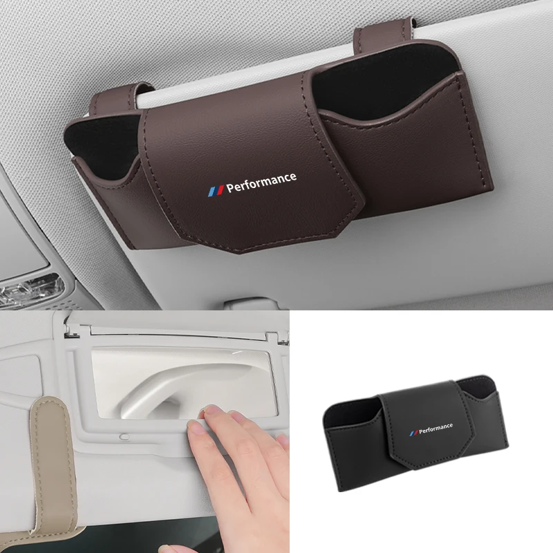 Автомобильный солнцезащитный козырек коробка для очков органайзер