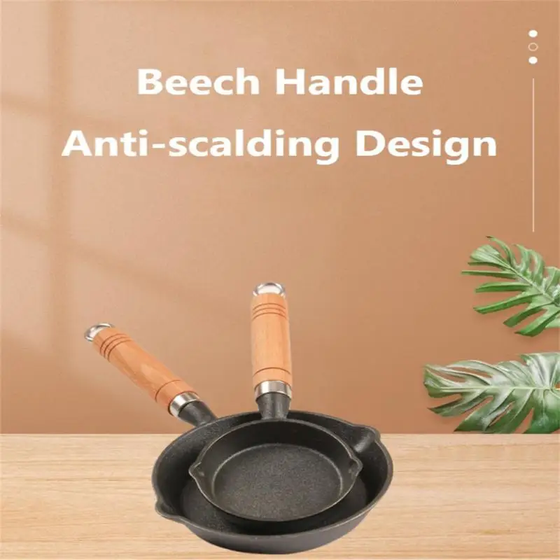 

Omelette Pan Portable Frying Pan Anti-scalding Egg Dumplings Saucepan Non-stick Tamagoyaki Omelette Pots Home Kitchen Supplies