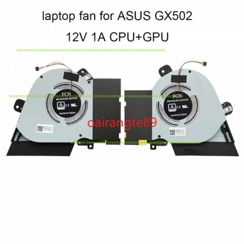 Фото A + для ASUS ROG Zephyrus S GX502 GU502 LWS GX502GW GU502GW Вентилятор охлаждения процессора графического процессора 12 В №1