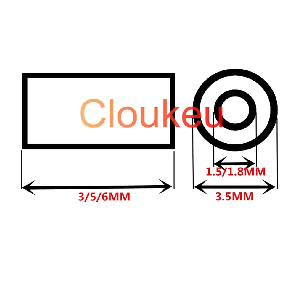 Пустотелые магнитные бусины индуктор 3 5*3 мм 5 6 * 1 8 | Строительство и ремонт