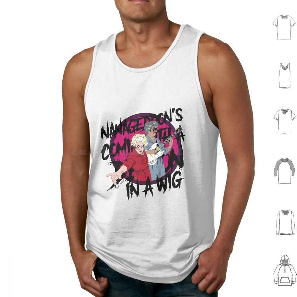 

The Mighty Boosh Nanageddon Tank Tops Print Cotton The Mighty Boosh Boosh Nanageddon Mighty Boosh Howard Moon Julian