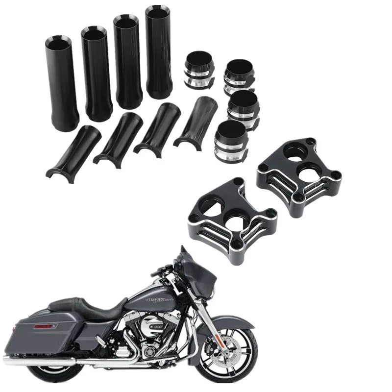 Для Harley Twin Cam Street Glide Road King Fat Bob Boy Super 1999-2017 мотоциклетные передние и задние крышки с
