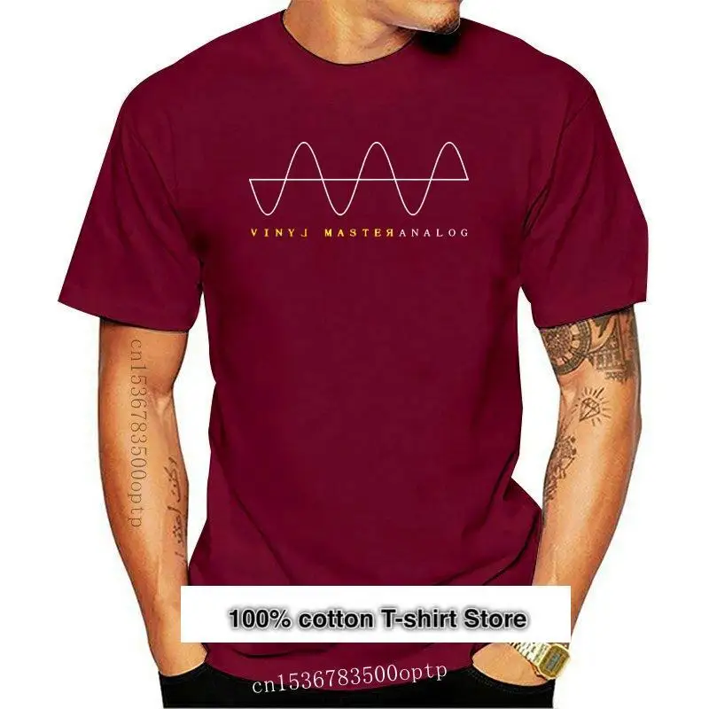 

Camiseta de música para Dj, disco de vinilo, Tocadiscos, 1200, señal analógica, personalizada