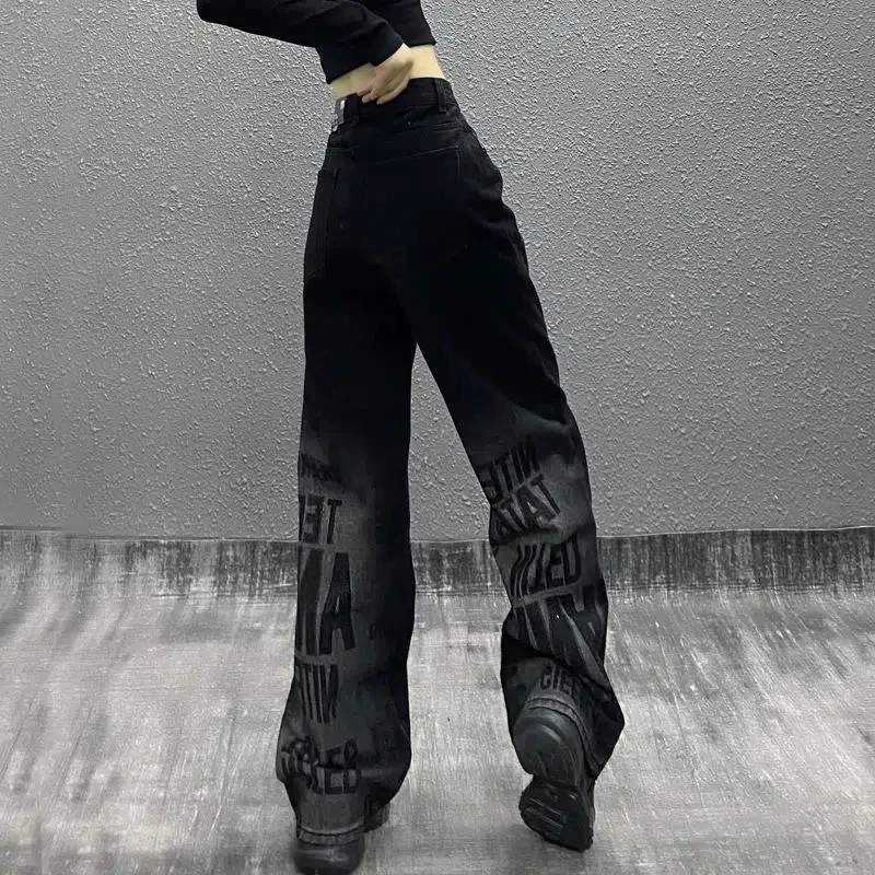 Unisex Cargo Pants Women Casual Hippie Denim Trousers Khaki Solid Baggy Low Waist Jeans Men Vintage Y2k 90s Grunge Streetwear