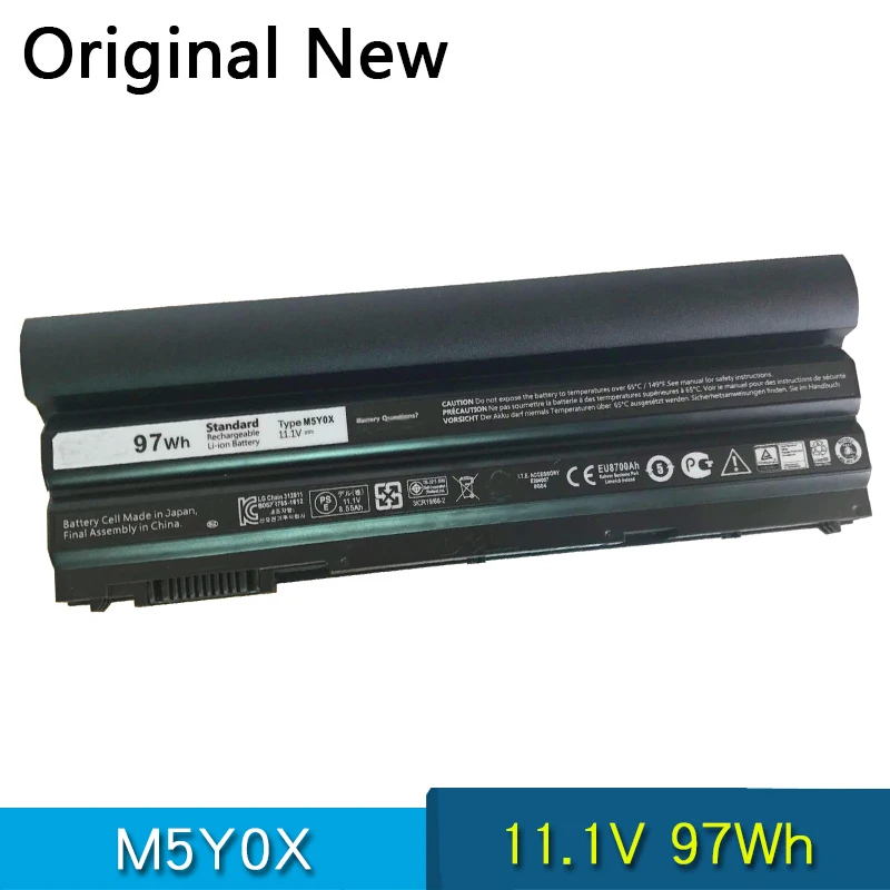 

Новый оригинальный аккумулятор M5Y0X для ноутбука DELL Latitude E6420 E6520 E5420 E5520 E6430 E5530 E5430 71R31 T54FJ NHXVW 11,1 V 97Wh
