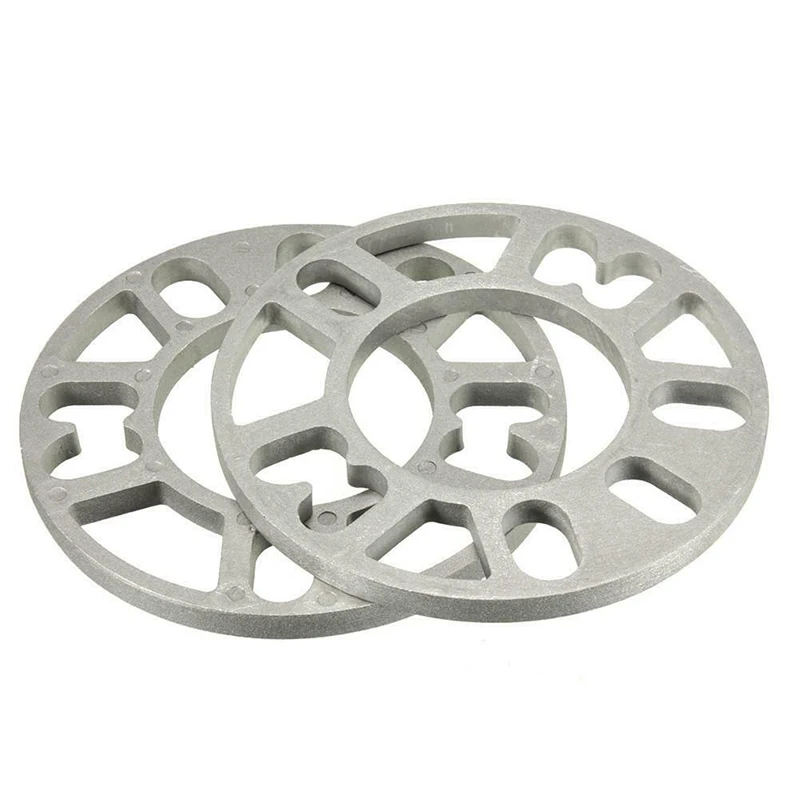 

1PC Aluminum ET Adjusting Shims Car Wheel Spacers Wheelbase Gasket Flange Suitable For 4/5 Stud Wheel 5MM Wheel Spacers Shims
