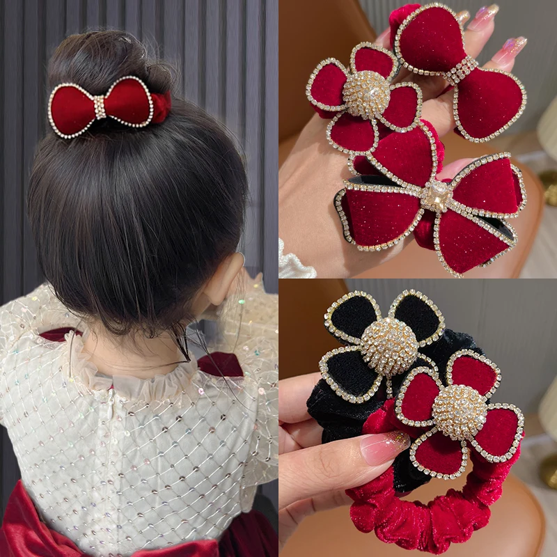 Красная темпераментная повязка для волос High Sense 2024 новогодняя