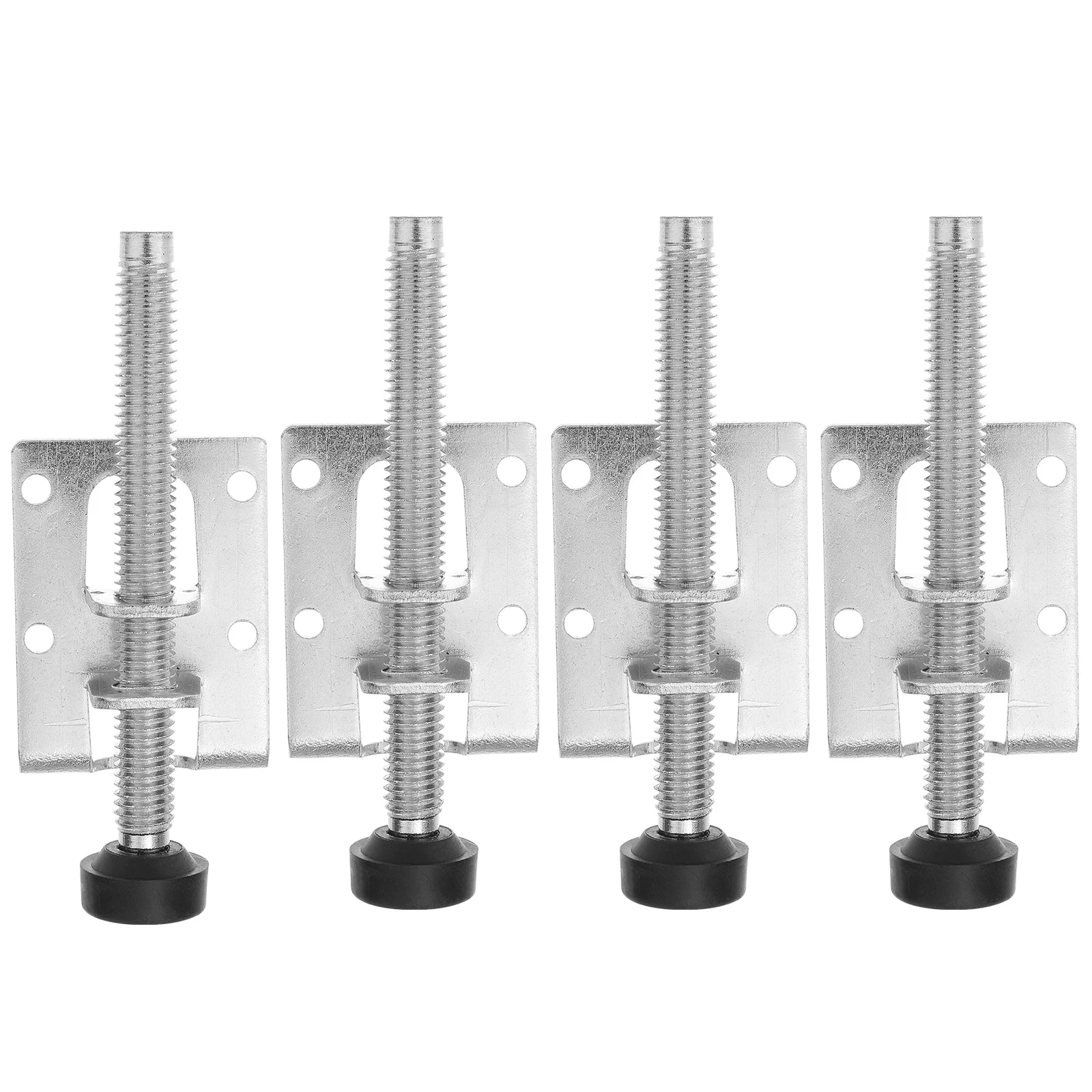

4 Pcs Wardrobe Sofa Risers Adjustable Leg Leveler Feet Accessories Furniture Steel Corner Bracket