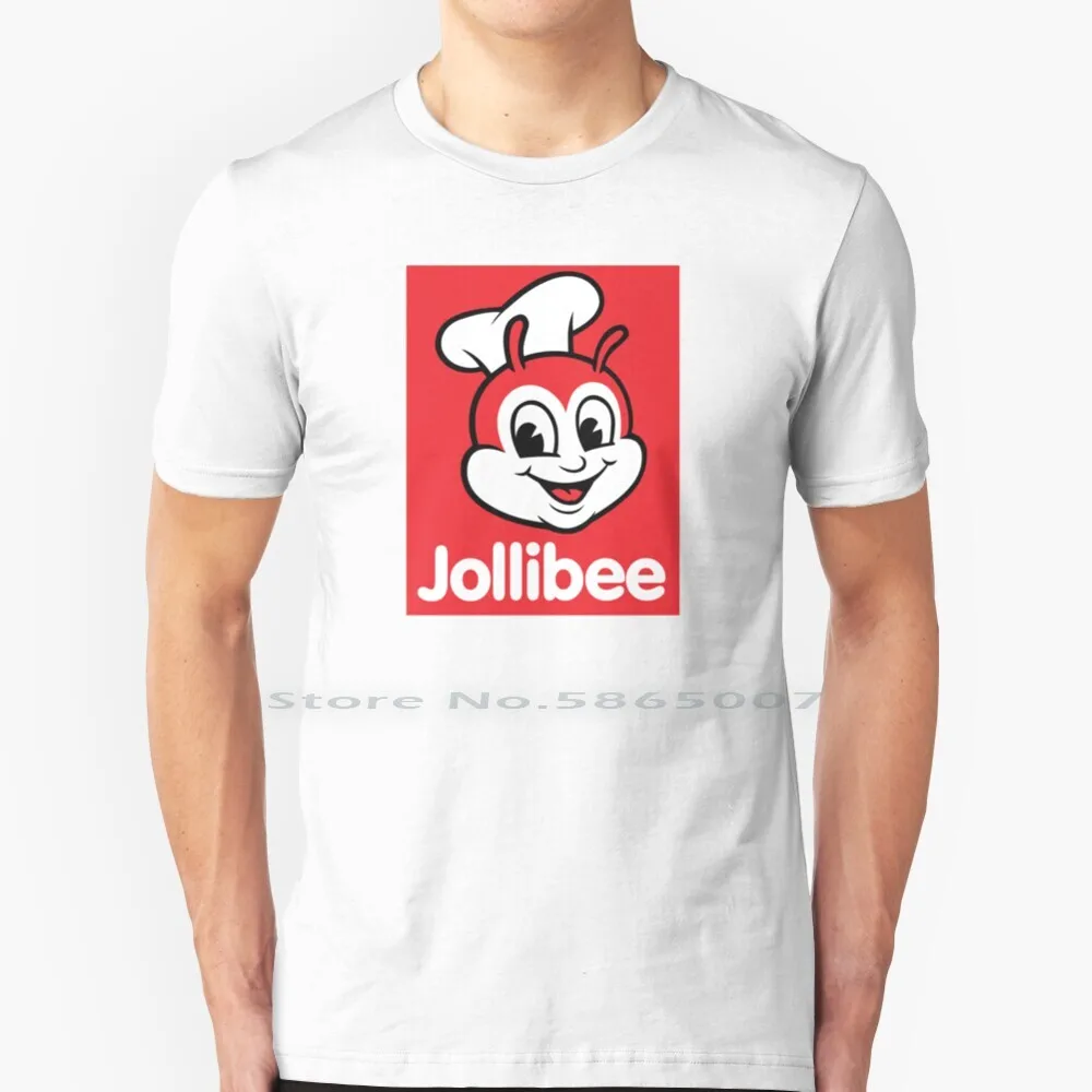 Фото Jollibee-филиппинская футболка для фаст-фуда, хлопок 6XL, флаг Jollibee, Филиппинский флаг №1