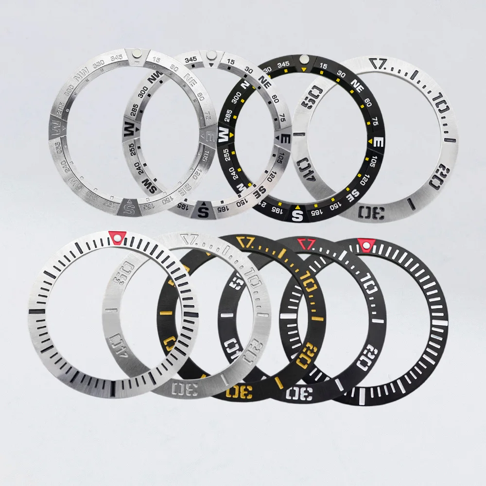 41 мм самурайский безель для часов подходит Samurai LX SNR025 SNR027 Корпус NH35 NH36 Кольцо