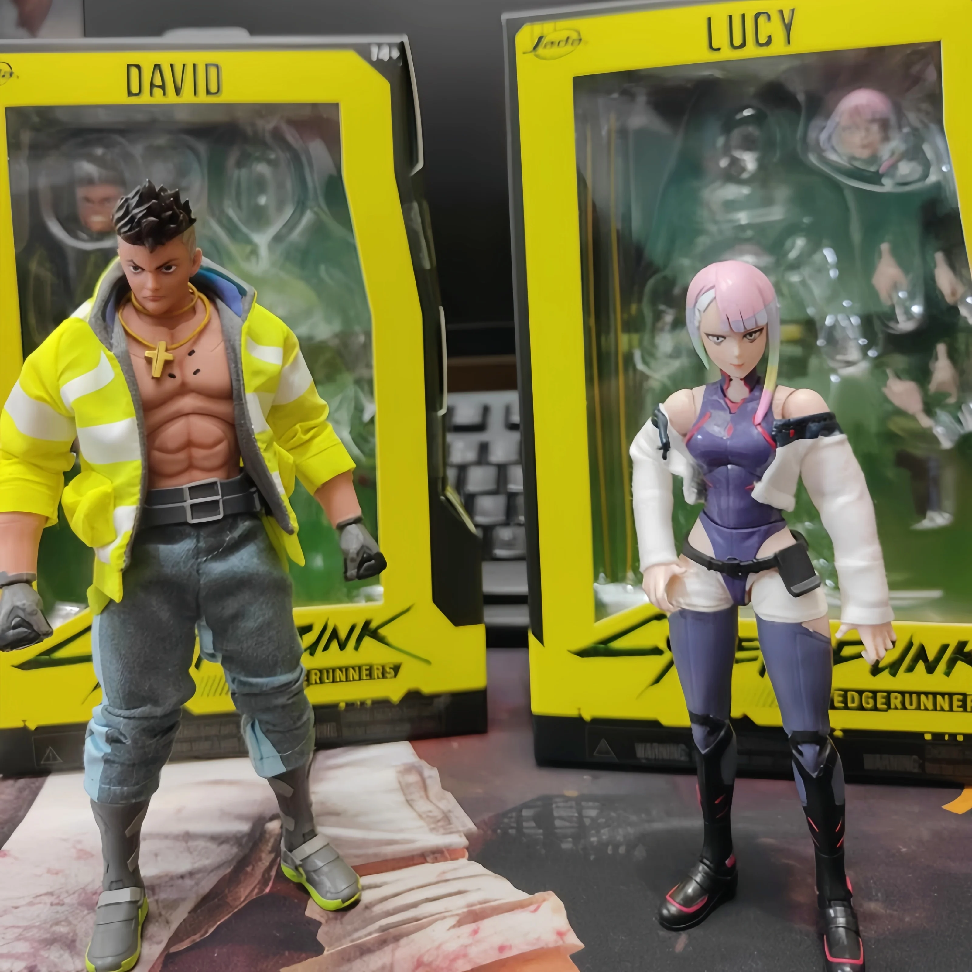 Новая оригинальная аниме-фигурка Jada Cyberpunk: Edgerunners David Martinez Lucyna Kushinada экшн-фигурка