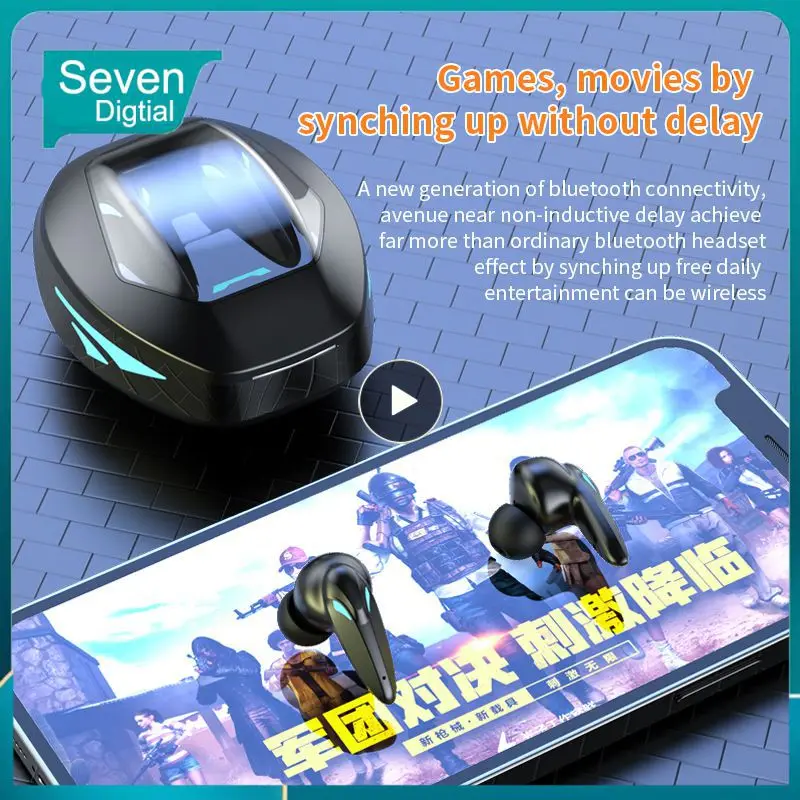 

For Headphones Handsfree Noise Reduction Gaming Earphone Wireless Touch Control Sports Earbuds Tws Earbuds