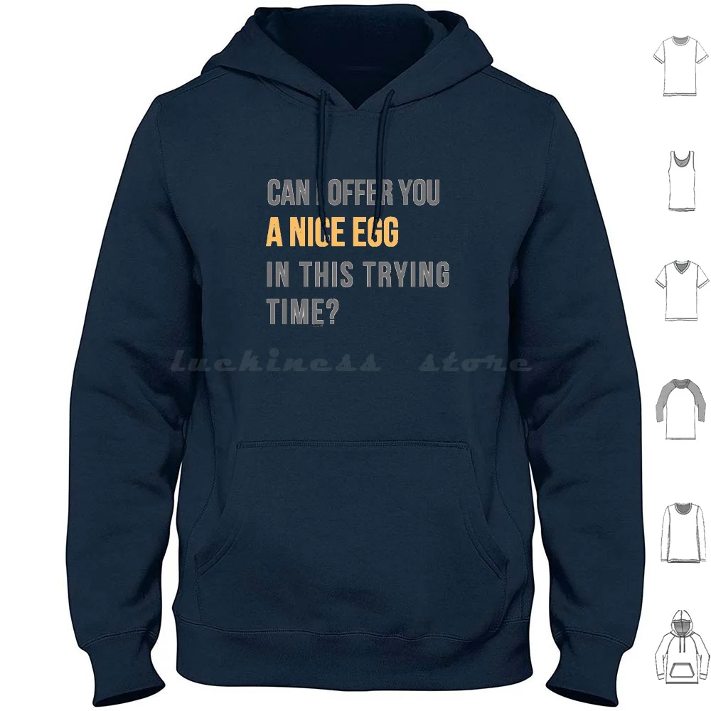 

Могу ли я предложить вам красивое яйцо в это время, толстовка с капюшоном и длинным рукавом в виде яйца, могу ли я предложить вам красивое яйц...