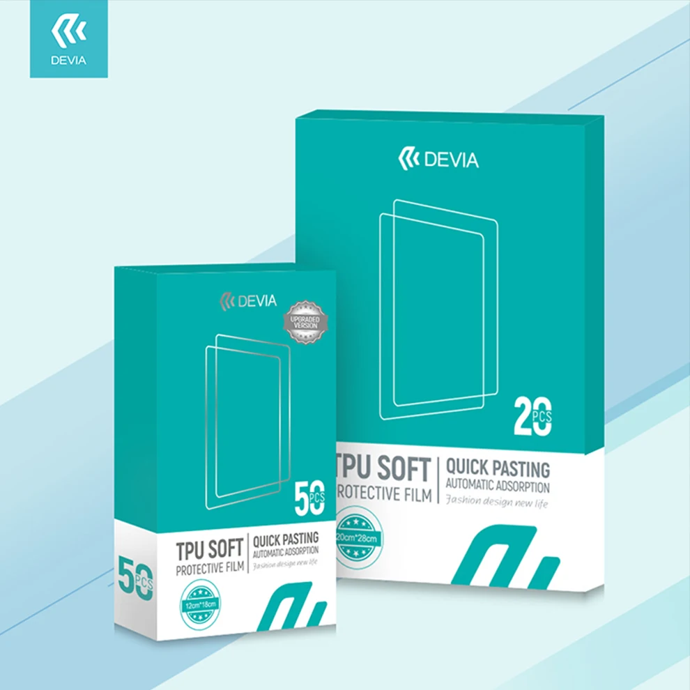 Защитная пленка Devia TPU Soft HD, матовая, антибликовая, с защитой от отпечатков пальцев, для резки на плоттере. (art.: 3920db4ea4902) - 3920db4ea4902