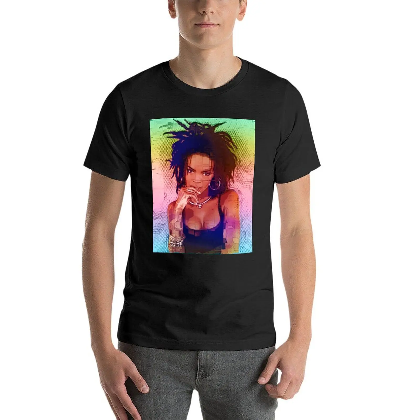 Радужная Волшебная футболка Лаурин Хилл-цифровая картина от Iona искусство