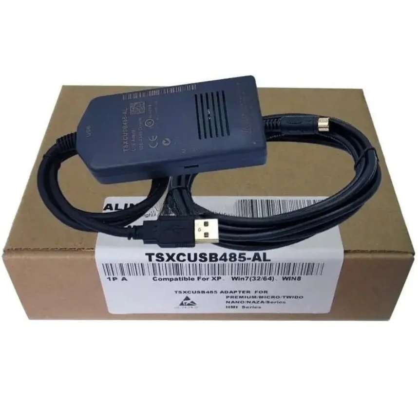Фото TSXCUSB485 TSXCRJMD25 USB-кабель для программирования с оригинальным драйвером, замена TSXPCX3030 для Schneider Naza Twido PLC Win7 10 №2