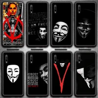 v for vendetta phone case for huawei nova 6se 7 7pro 7se honor 7a 8a 7c 9c play