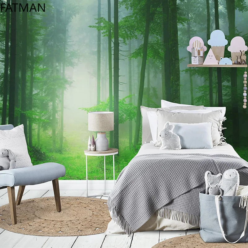 3d обои FATMAN на заказ природный пейзаж простой лес домашний декор Фреска для