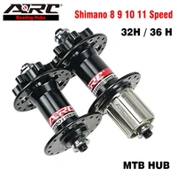 arc bicycle hub mountain bike sealed bearing hub quick release 3236 hole stainless steel freehub for hg 8 12 speed 100mm135mm