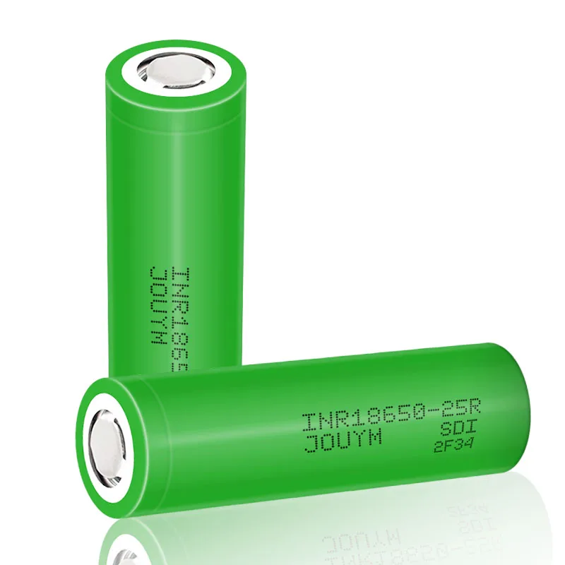 

JOUYM 18650 Lithium Rechargeable Battery 3.7V 2500mAh INR18650 25R M High Discharge 20A Power Rechargeable Bateria hg2 30q