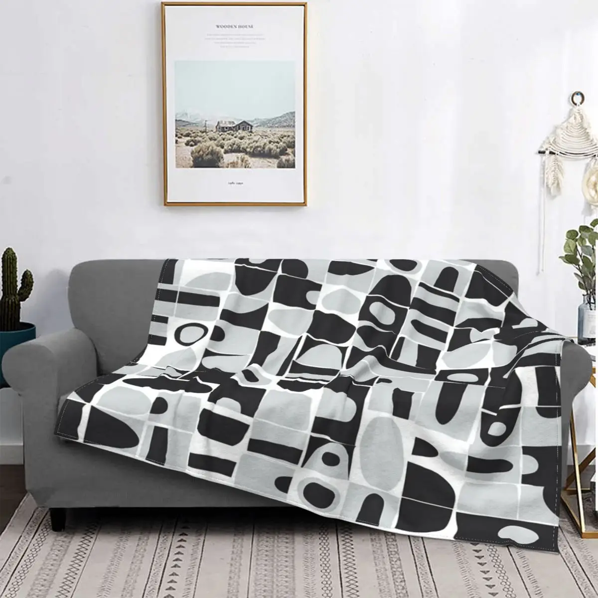 

Manta de arte абстрактный для детей, a cuadros colcha para cama, sofha, cama, manta de muselina de 90 cm