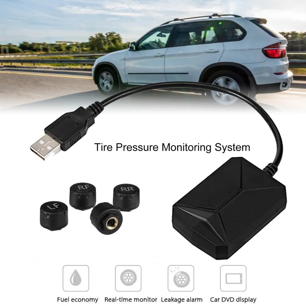 

TPMS, долговечный точный автомобильный монитор давления в шинах, Plug And Play, долгий срок службы батареи, внешний TPMS