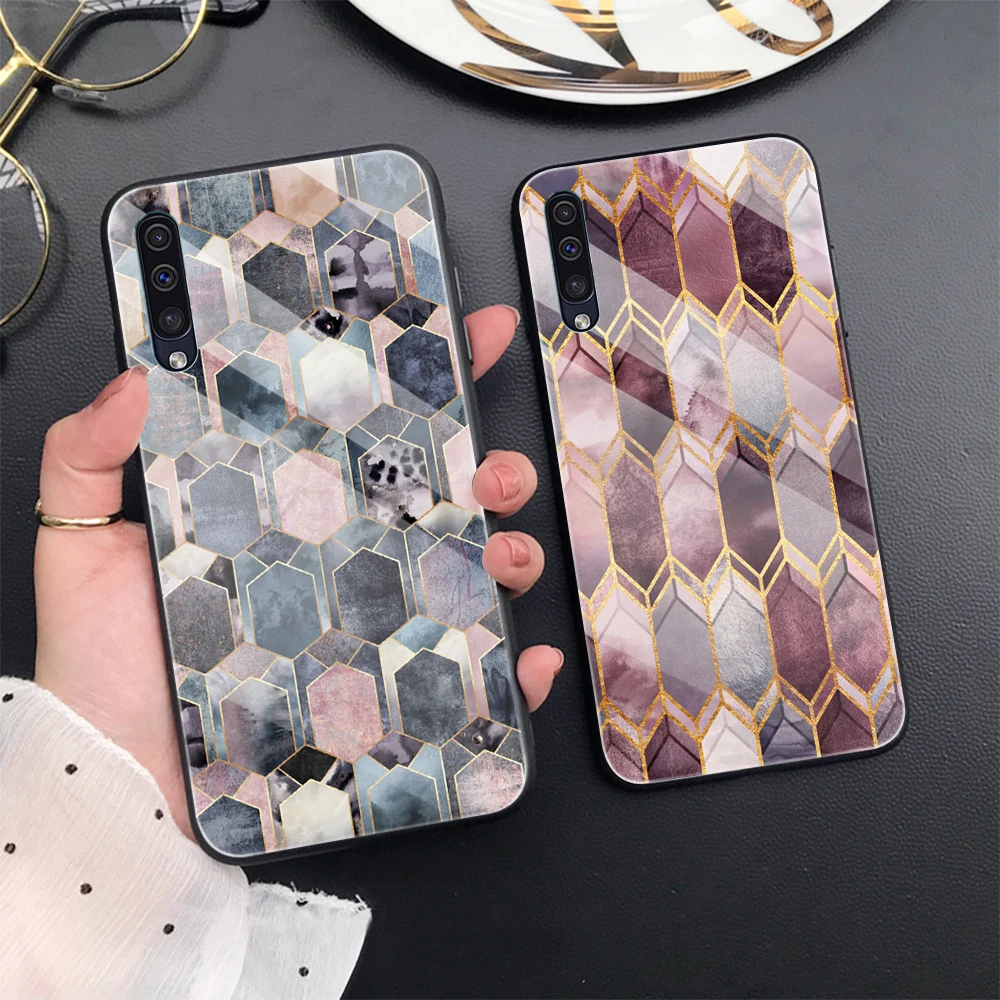 

Granite Marble For Samsung Galaxy A32 4G A12 A52S 5G A52 A51 A50 A72 A70 A71 A21S A21S A01 A10S A40 A11 A42 Tempered Glass Case