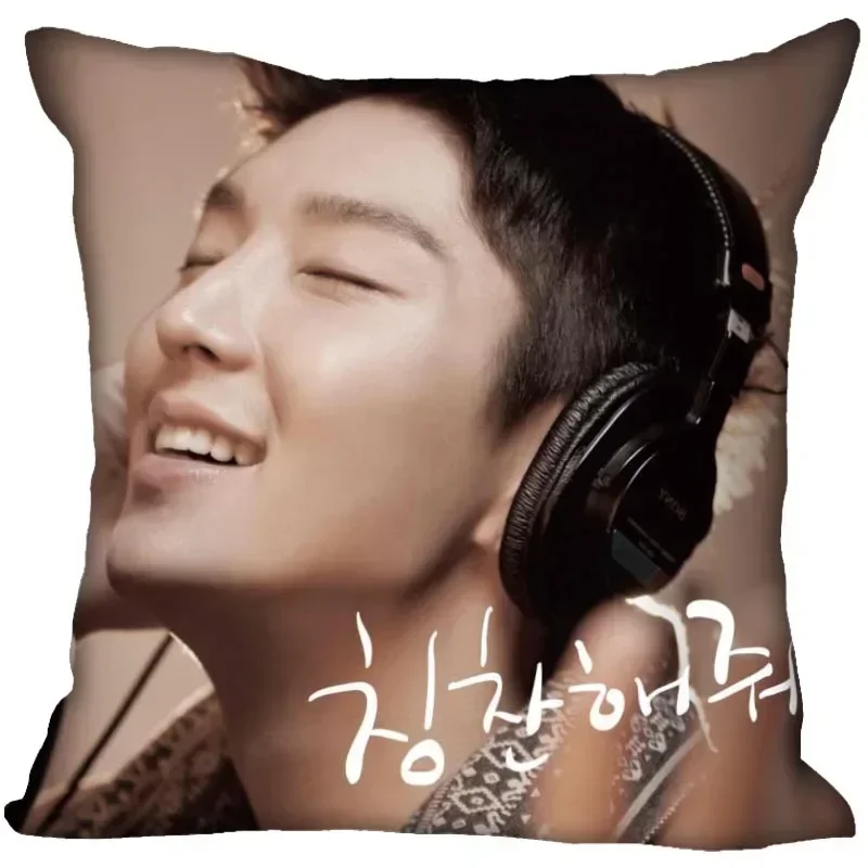 Lee Joon Gi наволочка для подушки в спальню искусственная квадратные искусственные