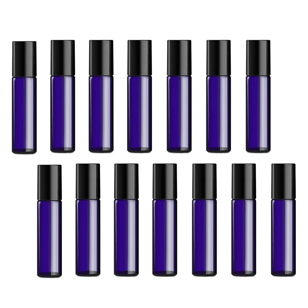 

24 Pcs Refillable Bottle Essential Oil Roller Ball Bottles Oils Subpackaging Container Glass