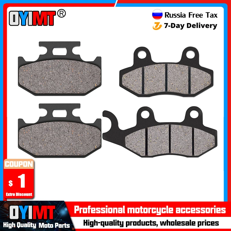 Motorcycle Front and Rear Brake Pads For YAMAHA YZ125 WR125K WR200D TTR250 YZ250WRA WR250Z WR500Z WR 250 Z WR 500 Z YZ 250