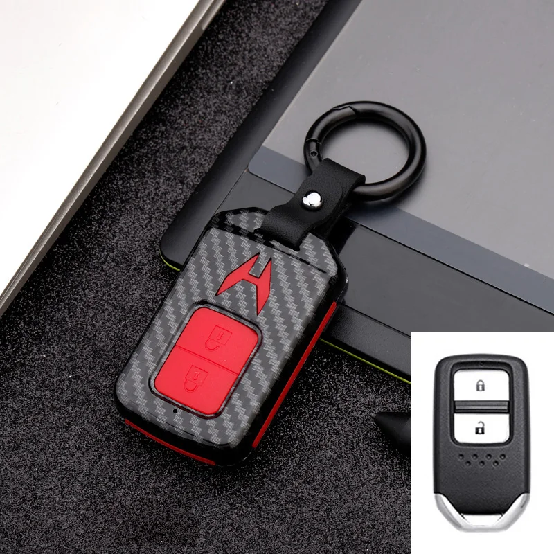 

Чехол-брелок для автомобильного ключа, 2/3/4 кнопки, для Honda Accord Civic, CRV, HRV, Pilot, подходит для free Odyssey Vezel 2018-2022, аксессуары
