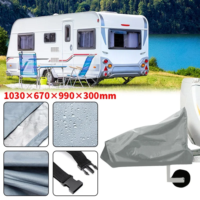 

Универсальная крышка для сцепки автофургона 210D, водонепроницаемая, Пыленепроницаемая, буксировочная головка, яркая крышка, серый, 1030x300x670 мм 470187