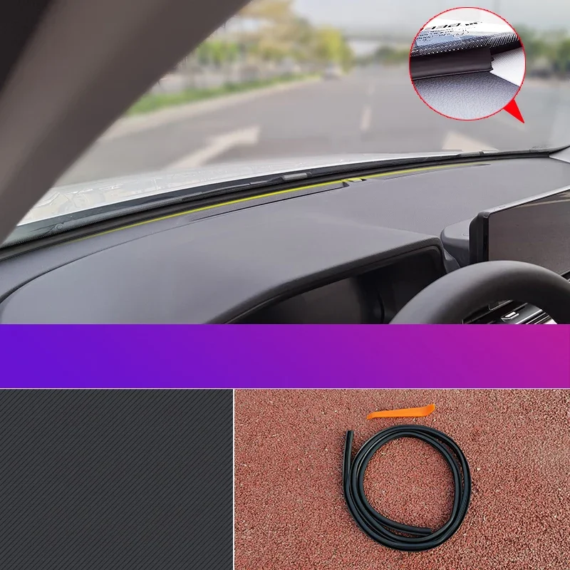 

Для Geely All-new Emgrand II 2023 2024, автомобильная звукоизоляционная лента, резиновая уплотнительная лента центрального управления, аксессуары для салона автомобиля