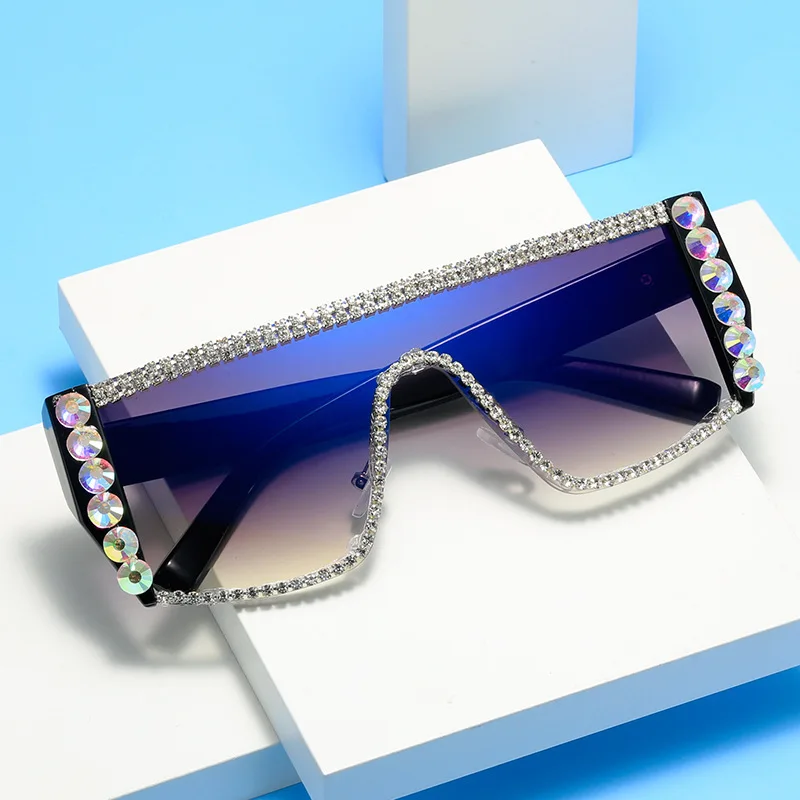 

Rhinestones Sunglasses Women Fashion Iced Out Vintage Wholesale Sun Glasses Diamond Stylish Shades Eyewear Gafas De Sol Hombre