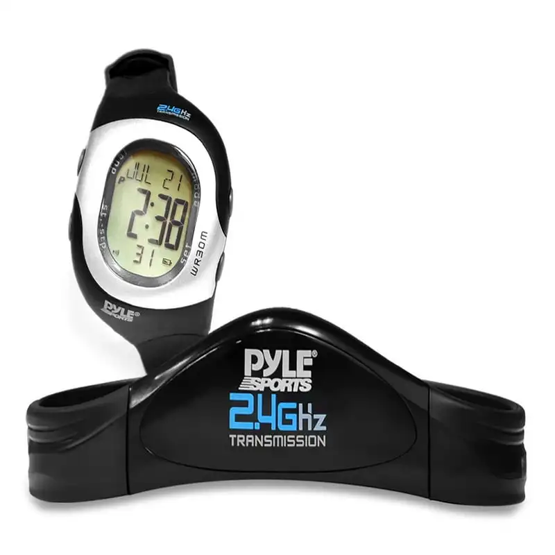 

-SPORT PSWHRL34 - 2.4GHz Ladies Heart Rate Monitor W/ Coded Heart Rate Transmission, 4 Heart Rate Zones, Calorie & Fat Burned, 5