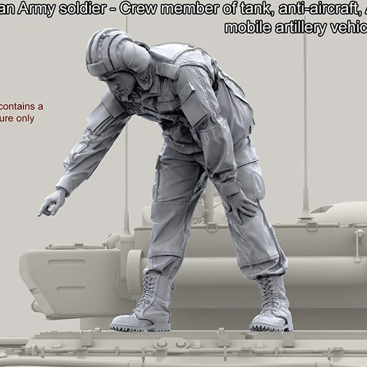 

Модель солдата из смолы 1/35, восстанавливатель танка солдата русской армии 2 905