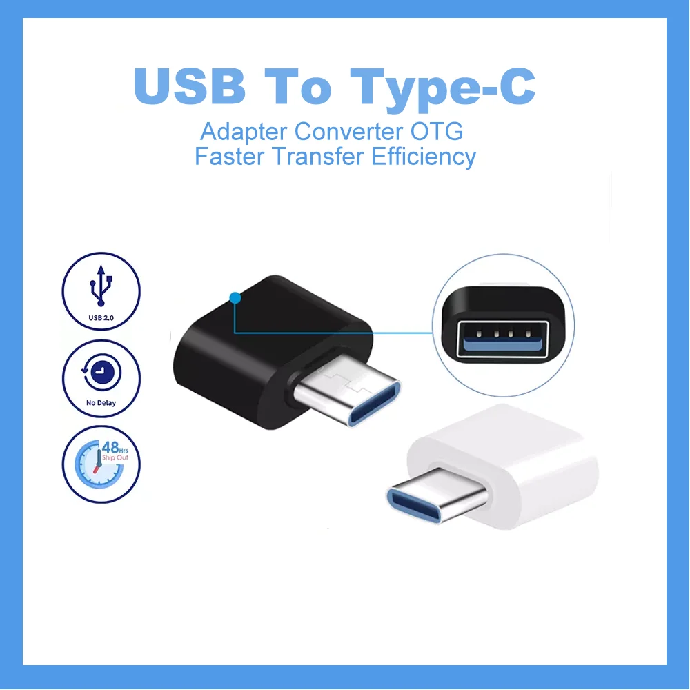 

USB Connector Adapter OTG Type C To USB Adapter Type-C OTG Cable For Connector Mobile Phone Universal Samsung Xiaomi Huawei