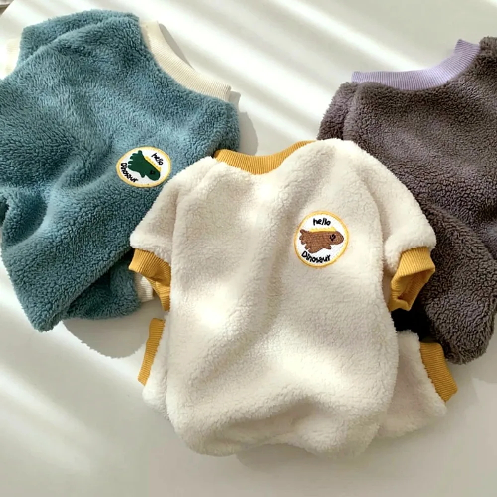 

Puppy Jumpsuit Winter Autumn Pet Warm Sweater Cat Cute Desinger Clothes Small Dog Soft Pajamas Yorkshire Chihuahua Pomeranian