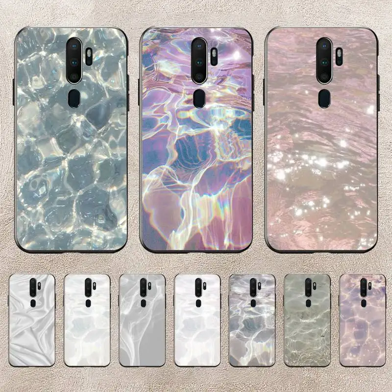 

Wave Water Ripple Blue Light Phone Case For Redmi 9A 8A 6A Note 9 8 10 11S 8T Pro Max 9 K20 K30 K40 Pro PocoF3 Note11 5G Case