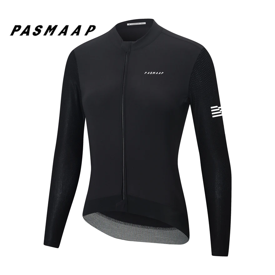 PASMAAP-Велоспорт Джерси для мужчин с длинным рукавом профессиональная команда MTB