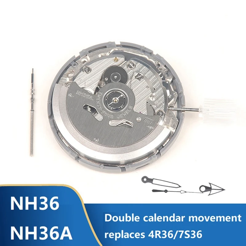 

NH36/NH36A аксессуары для часов с механизмом + ручка движения + игла, высокоточный набор часов с механизмом