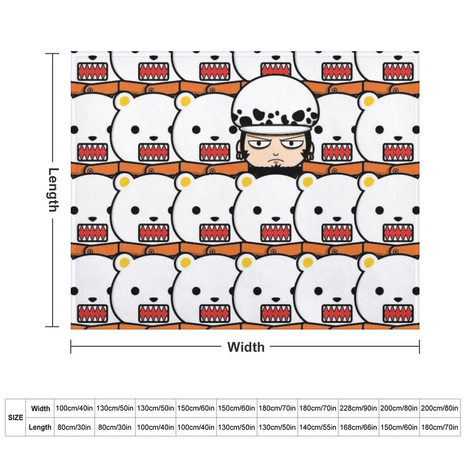 Одеяло Trafalgar Law x Bepo роскошное одеяло в стиле манга покрывала одеяла