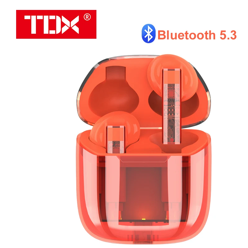 

Wireless Bluetooth Headset Transparent High Quality Wireless Headphones 2023 New in Bluetooth Earphones Free Shipping TDX-Y06