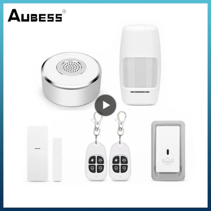 

Sound And Light Alarm Wifi Infrared Sensor Real-time Monitor Remote Home Alarm Set Tuya Door Sensor Wireless