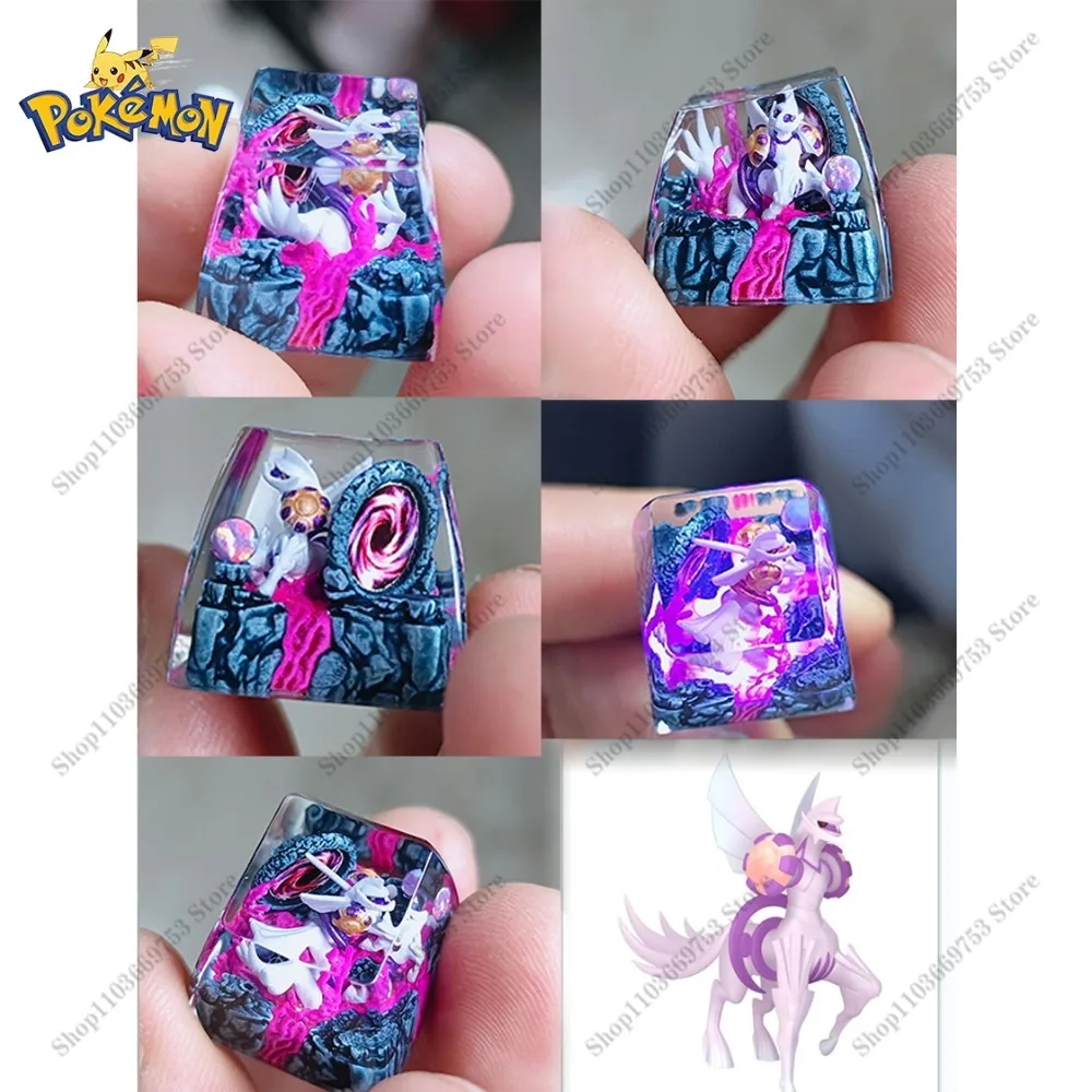 Колпачки для клавиш с покемонами Palkia Origin Legendary Bird Dialga Arceus прозрачные